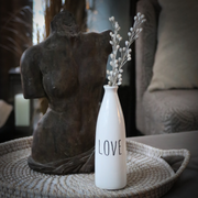 KINDMOOSE CANDLE CO Home deocr Ceramic Vase  - LOVE
