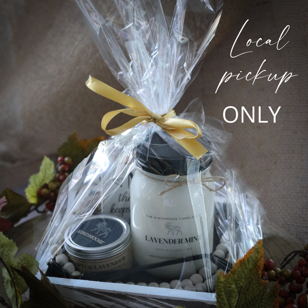 KINDMOOSE CANDLE Co. Inc. Apple Pie / Cellophane (For Local Pick Up Only) Gift Set For -  New Home
