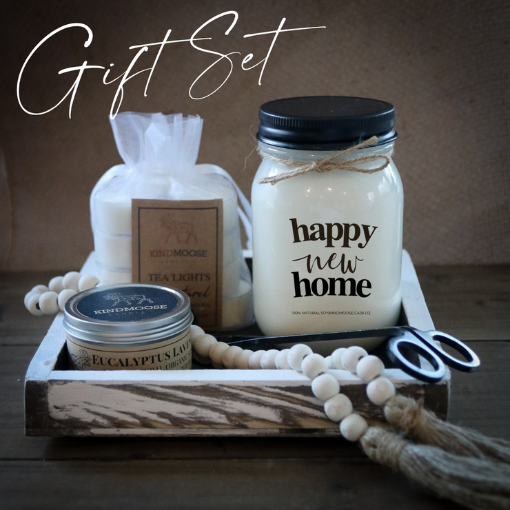KINDMOOSE CANDLE Co. Inc. Gift Set For -  New Home