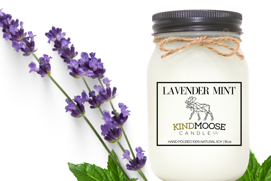 KINDMOOSE CANDLE CO Lavender Mint Soy Candle