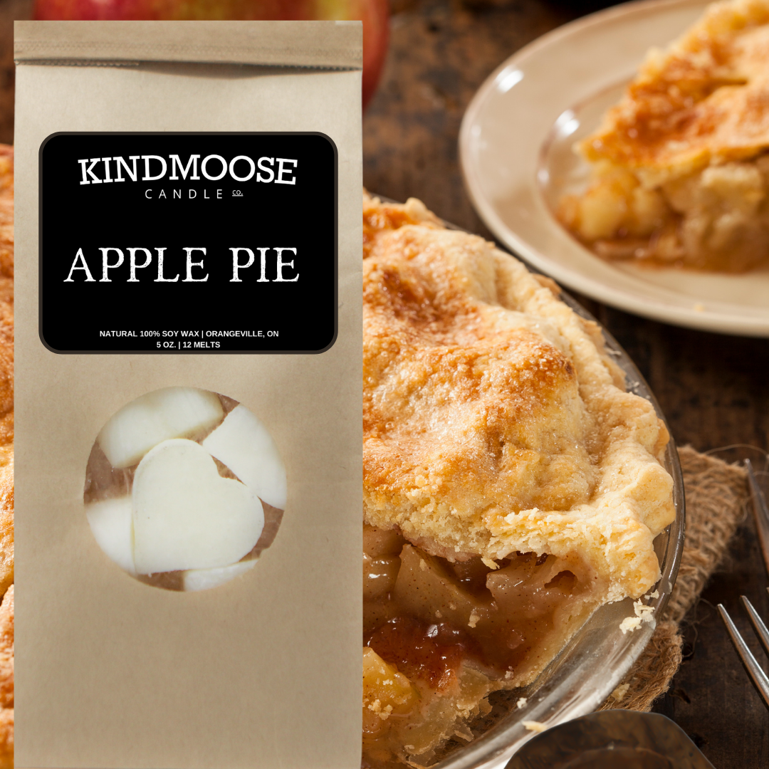 KINDMOOSE CANDLE CO Soy Wax Melts Soy Wax Melts - Apple Pie Soy Wax Melts.  100% Natural Soy