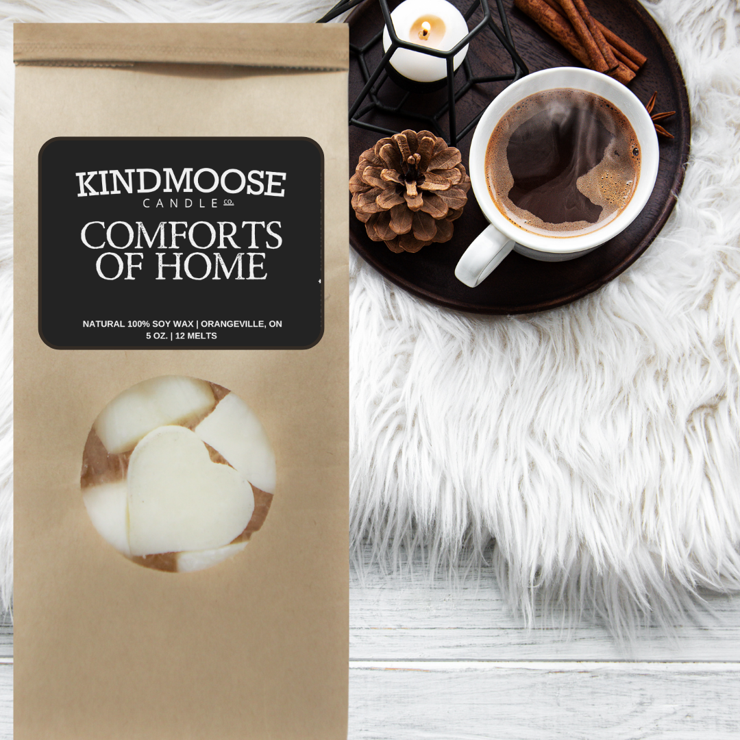 KINDMOOSE CANDLE CO Soy Wax Melts Soy Wax Melts - Comforts of Home Soy Wax Melts.  100% Natural Soy