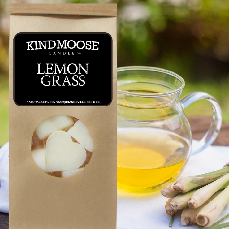 KINDMOOSE CANDLE CO Soy Wax Melts Soy Wax Melts - Lemongrass Soy Wax Melts.  100% Natural Soy