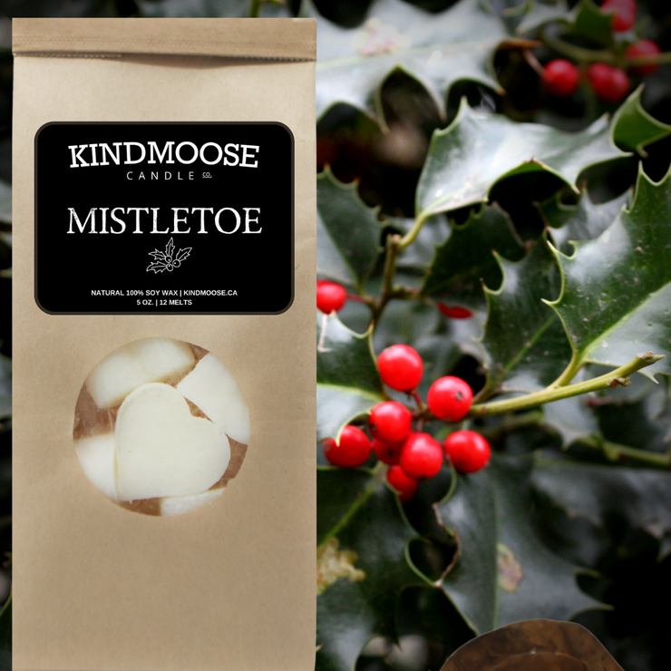 KINDMOOSE CANDLE CO Soy Wax Melts Soy Wax Melts - Mistletoe Soy Wax Melts.  100% Natural Soy