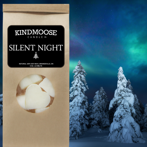 KINDMOOSE CANDLE CO Soy Wax Melts Soy Wax Melts - Silent Night Soy Wax Melts.  100% Natural Soy