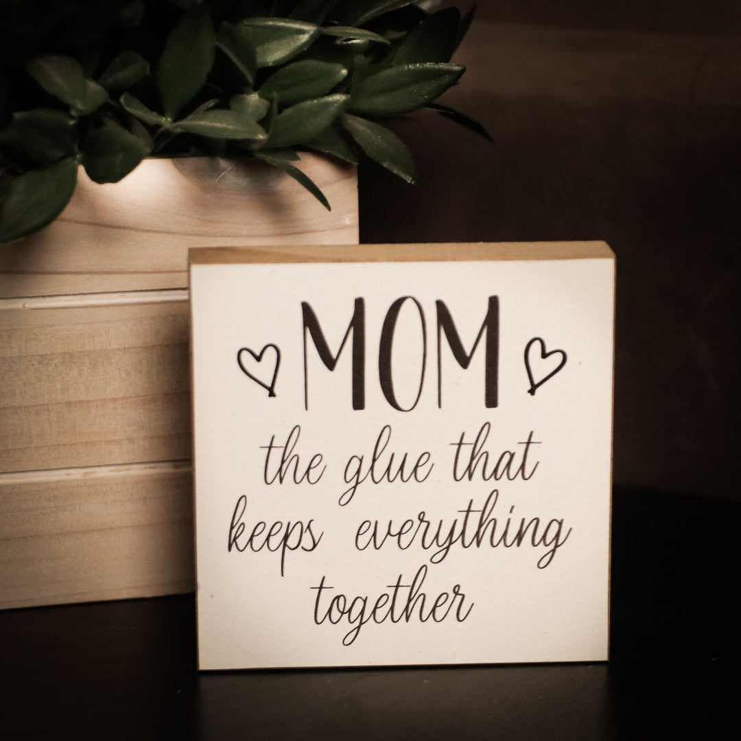 KINDMOOSE CANDLE CO Wick Trimmers MOM the glue that keeps everything together