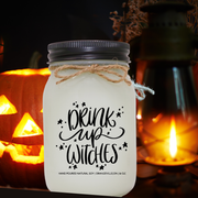 Saucy Moose 16 oz Candle Drink Up Witches KINDMOOSE Candle Co. - The Funniest Halloween Candles!