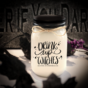 Saucy Moose 16 oz Candle Drink Up Witches KINDMOOSE Candle Co. - The Funniest Halloween Candles!